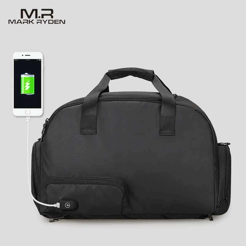 Mark Ryden Men Travel Bag Large Capacity Waterproof Bags For Men Business Multifunctional USB Recharging Luggage Bag Mark Ryden Men Travel Bag Large Capacity Waterproof Bags For Men Business Multifunctional USB Recharging Luggage Bag
