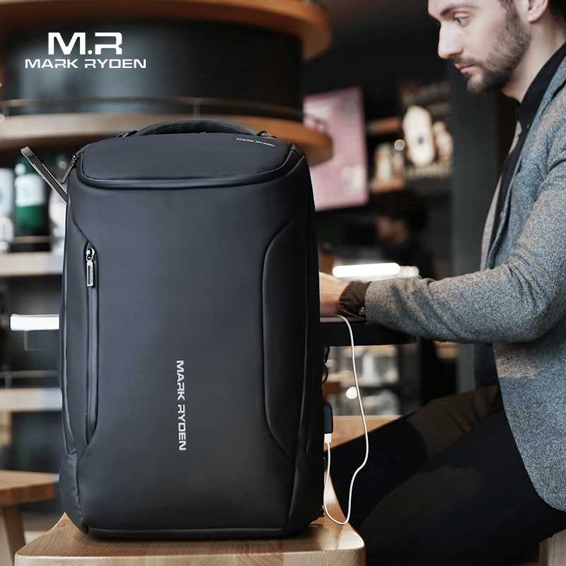 Mark Ryden 2020 New Anti-thief Fashion Men Backpack Multifunctional Waterproof 15.6 inch Laptop Bag Man USB Charging Travel Bag