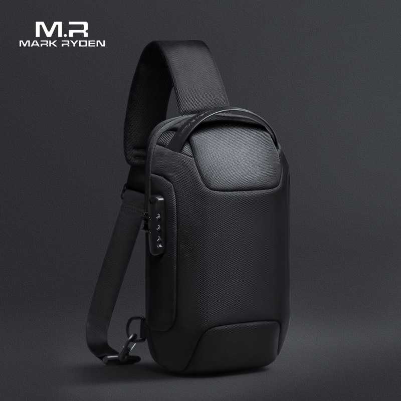 2020 Mark Ryden Men shoulder Bag TSA Anti-theft Lock Men Crossbody Bag Free-Charging Sling bag Men YKK Zipper Men Shoulder Bag